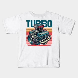 Turbo Engine Kids T-Shirt